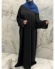 abaya noire simple