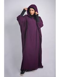 abaya avec capuche femme