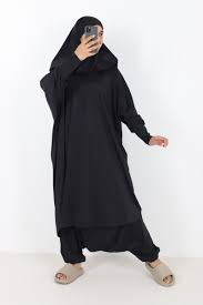 jilbab femme noir