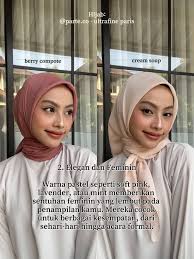 jilbab pastel