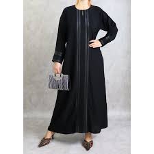 abaya femme noir simple