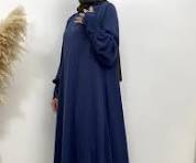 abaya bleue
