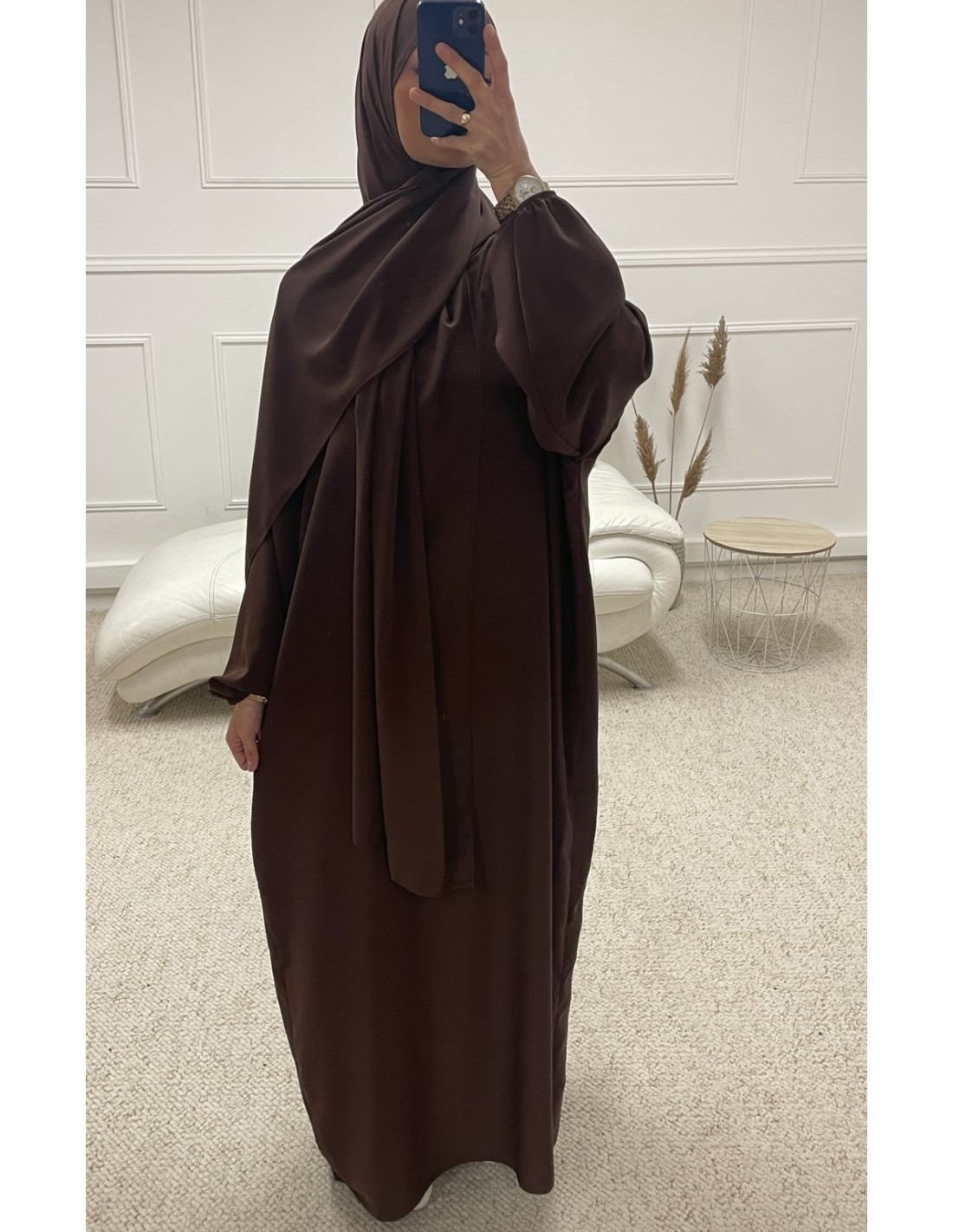 abaya marron