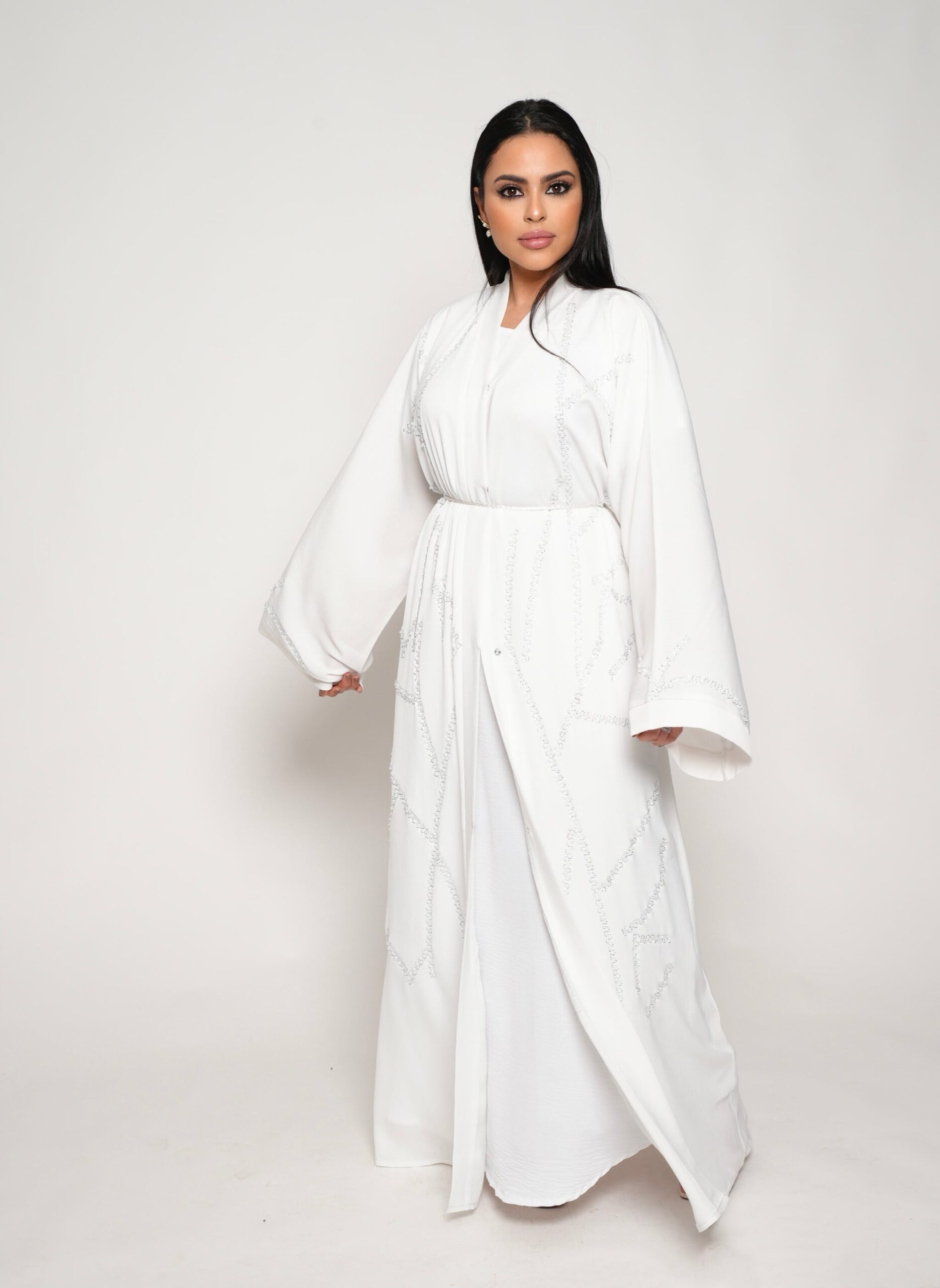 sous abaya blanche