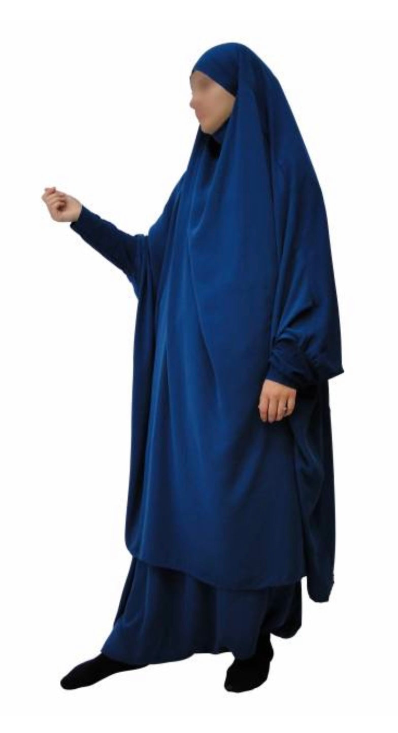 jilbab 2 pieces pas cher