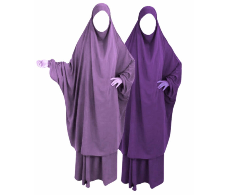 jilbab femme 2 pièces