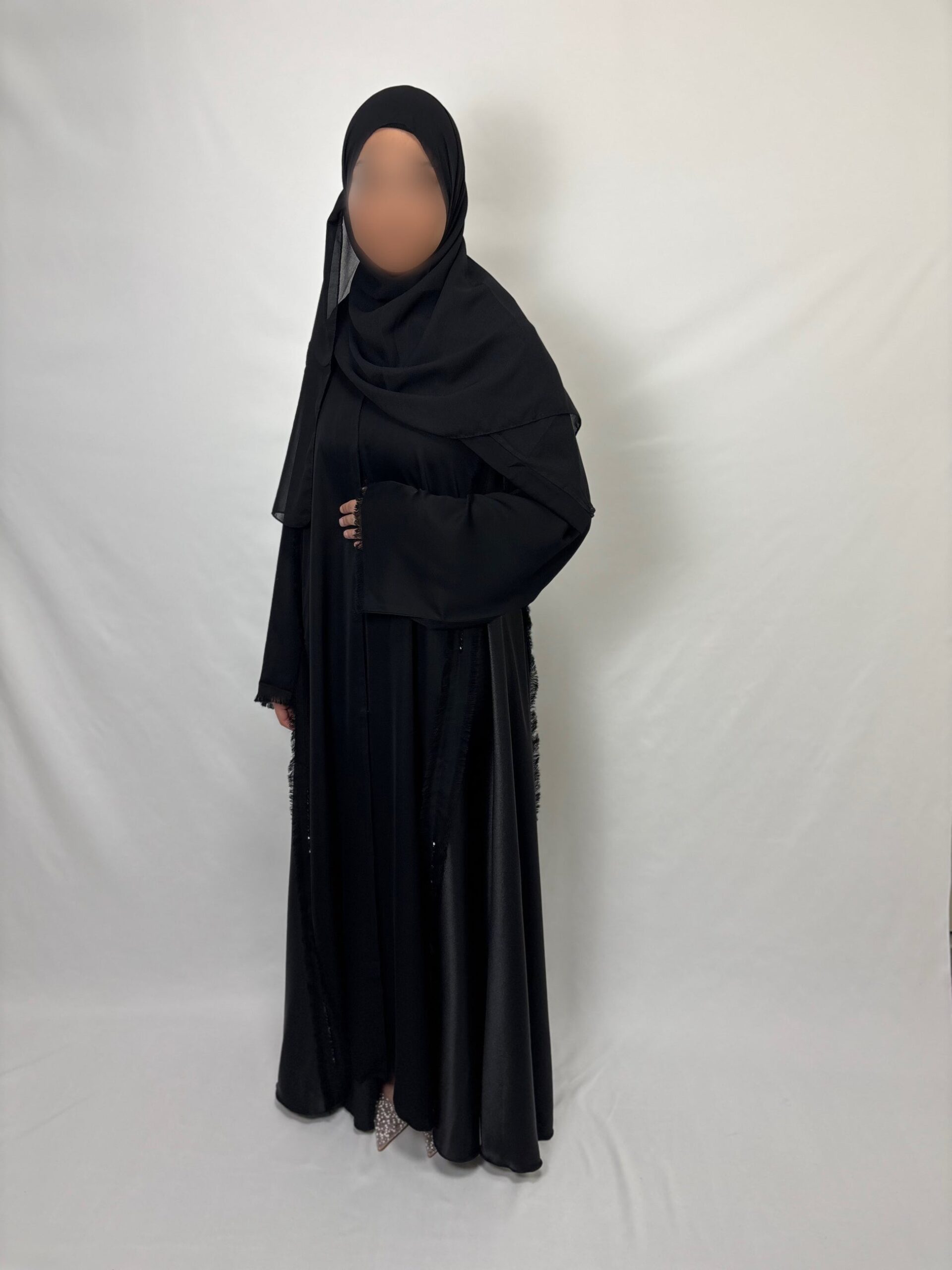 abaya dubai noir