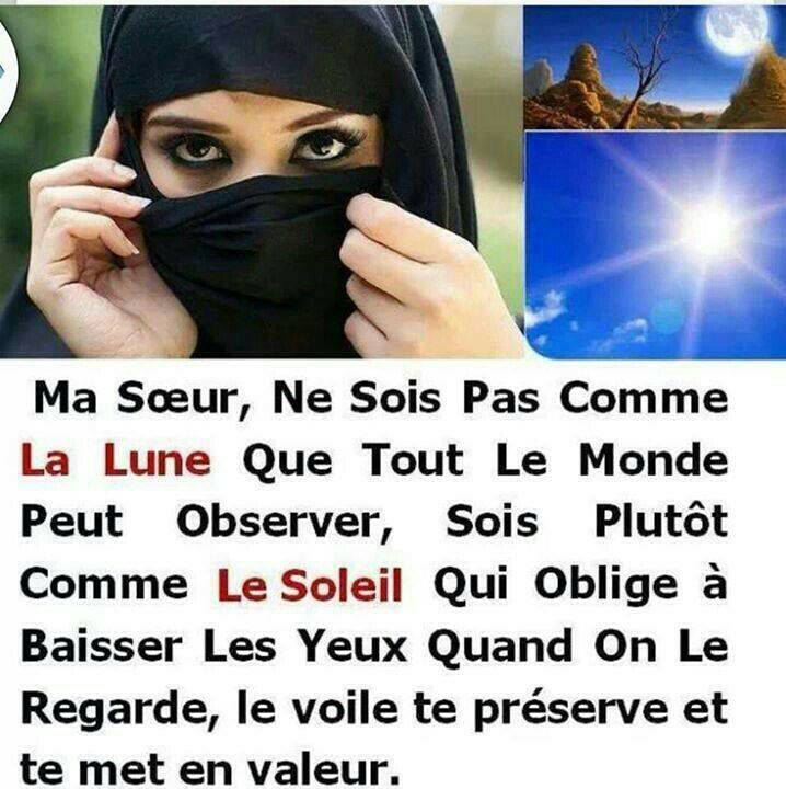 le voile en islam hadith